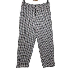 Japanese Cotton Plaid Checkered Pants